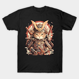 samurai cat T-Shirt